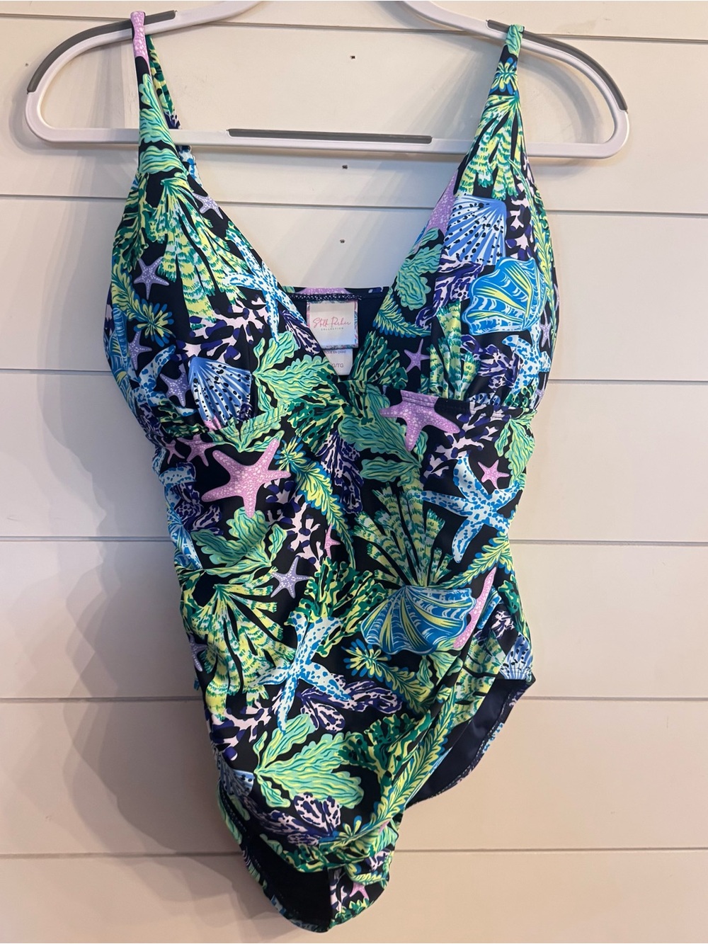 Stella Parker Tropical One-Piece Women’s Swimsuit Sz 12-14 XL  Tropical